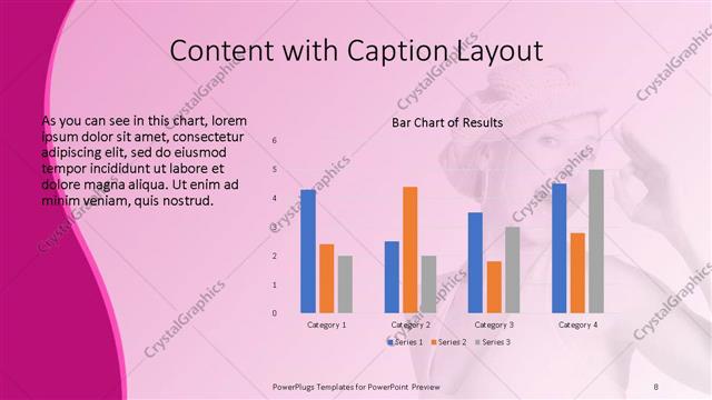 Content with Caption presentation slide layout