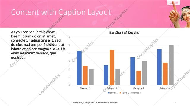 Content with Caption presentation slide layout