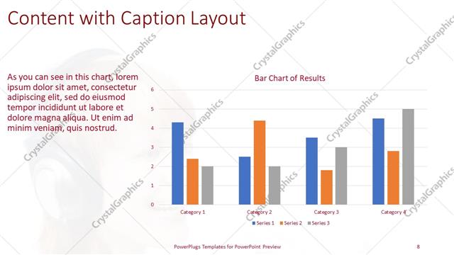 Content with Caption presentation slide layout