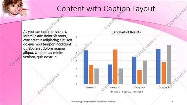 Content with Caption presentation slide layout