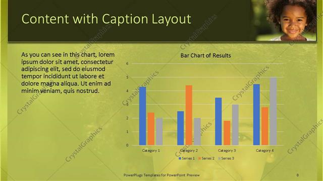 Content with Caption presentation slide layout