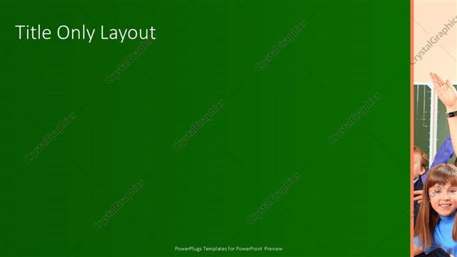 Title Only presentation slide layout