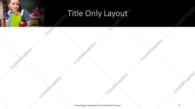 Title Only presentation slide layout