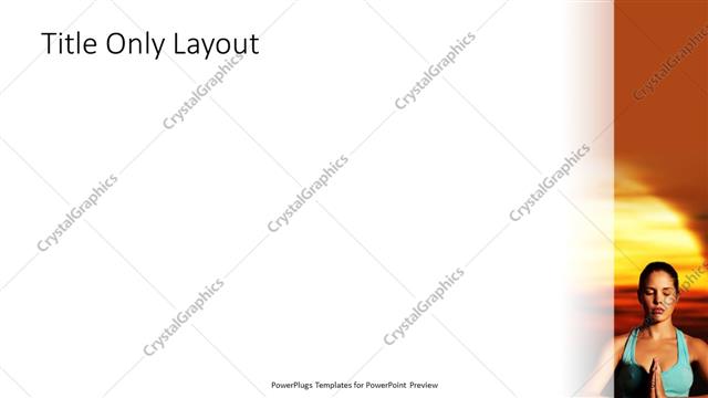 Title Only presentation slide layout