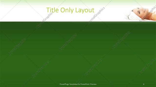 Title Only presentation slide layout