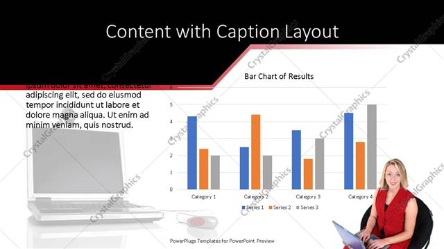 Content with Caption presentation slide layout