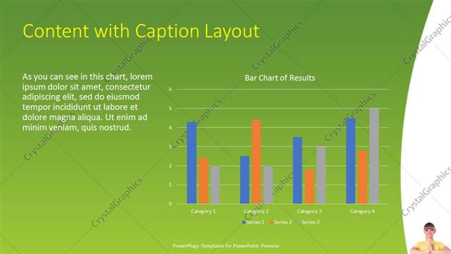 Content with Caption presentation slide layout
