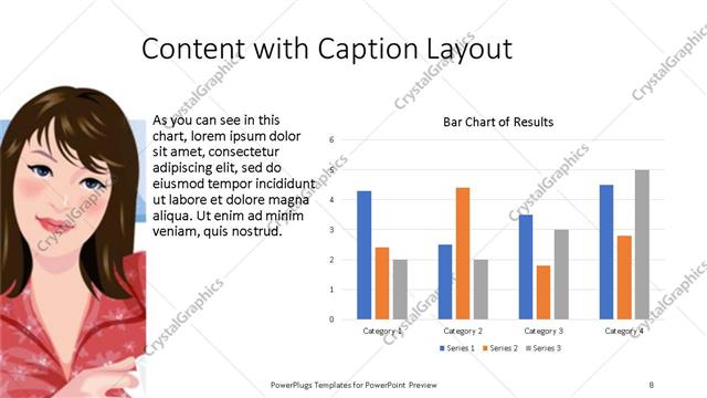 Content with Caption presentation slide layout