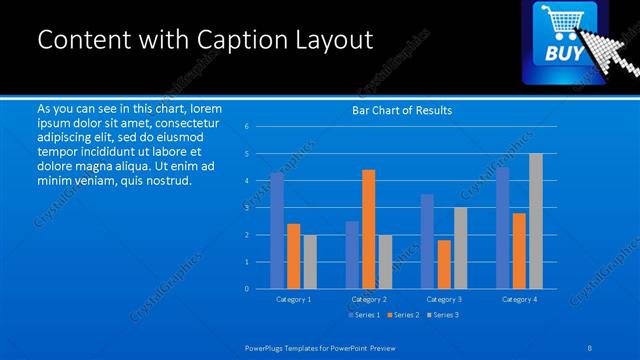 Content with Caption presentation slide layout