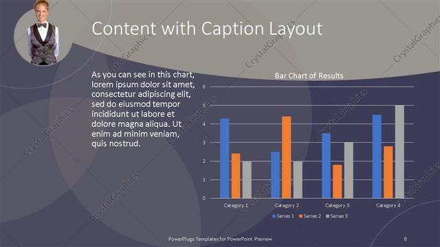 Content with Caption presentation slide layout