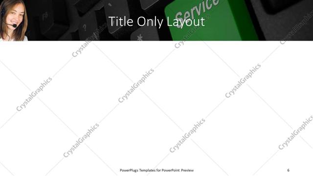 Title Only presentation slide layout