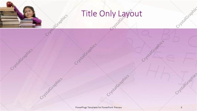Title Only presentation slide layout