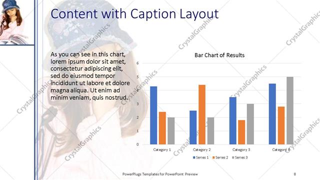 Content with Caption presentation slide layout