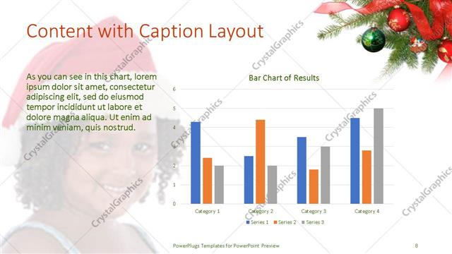 Content with Caption presentation slide layout