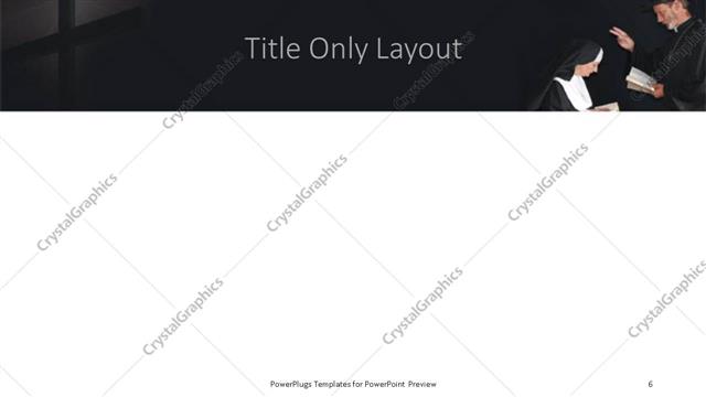 Title Only presentation slide layout