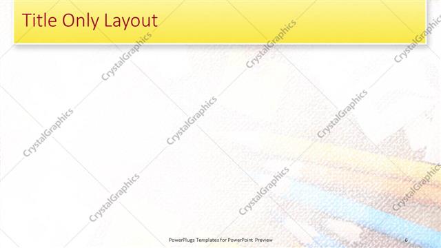 Title Only presentation slide layout