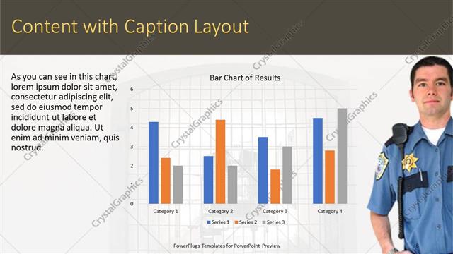 Content with Caption presentation slide layout