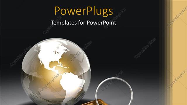 Preview This Beautiful Template for PowerPoint & Google Slides problem solving humanity key and lock problem solution globe world