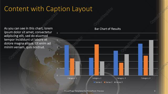 Content with Caption presentation slide layout
