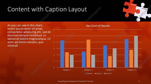 Content with Caption presentation slide layout