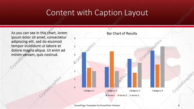 Content with Caption presentation slide layout