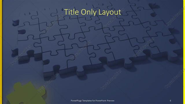 Title Only presentation slide layout