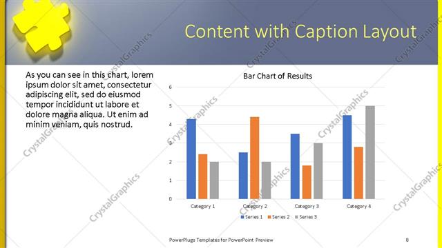 Content with Caption presentation slide layout