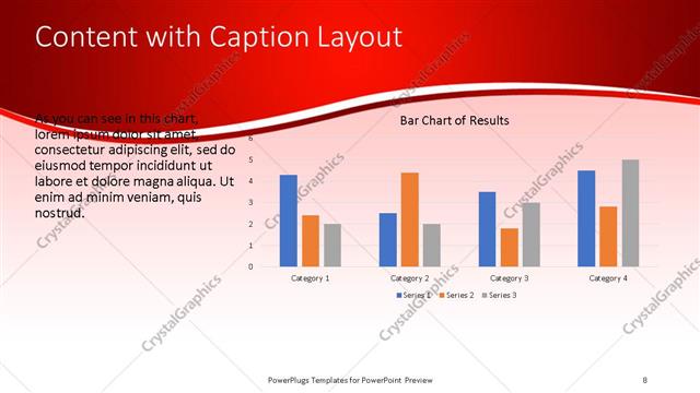 Content with Caption presentation slide layout
