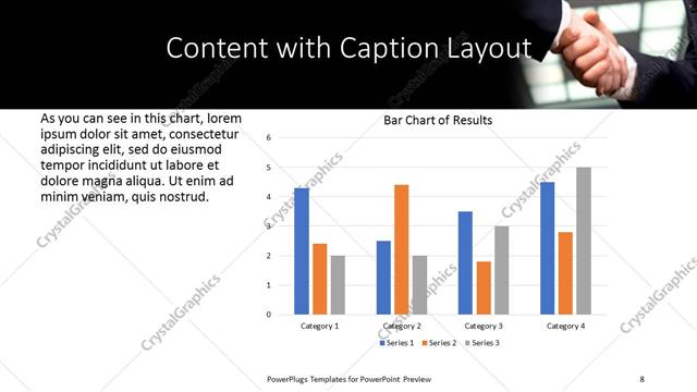 Content with Caption presentation slide layout