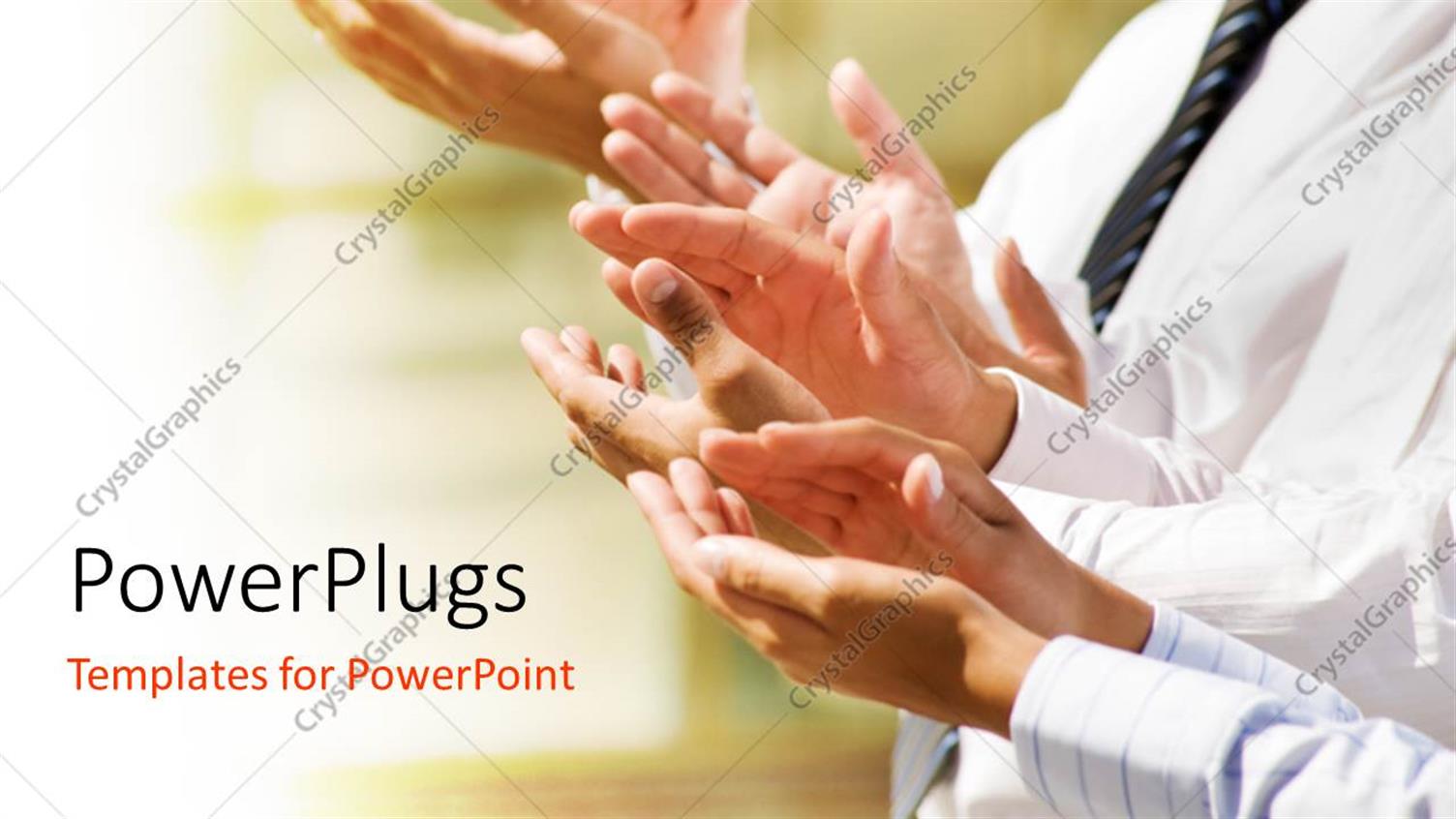 Featuring a Professional Clap of Appreciation with Yellow Background