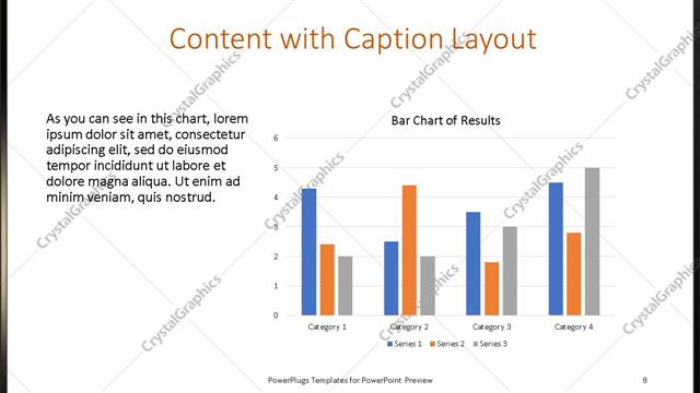 Content with Caption presentation slide layout