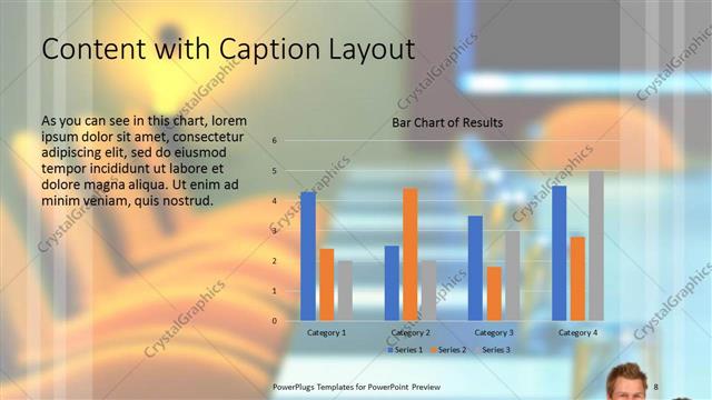 Content with Caption presentation slide layout