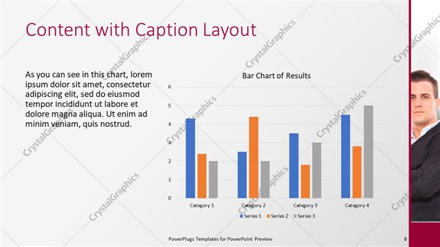 Content with Caption presentation slide layout