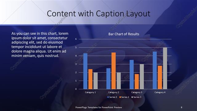 Content with Caption presentation slide layout