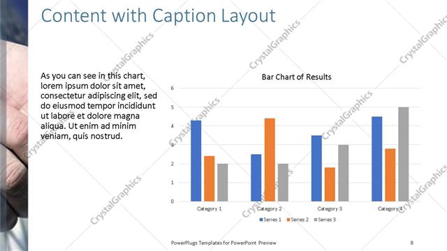 Content with Caption presentation slide layout