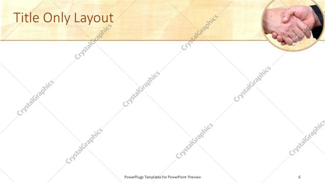 Title Only presentation slide layout