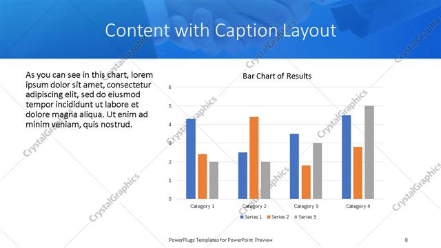 Content with Caption presentation slide layout