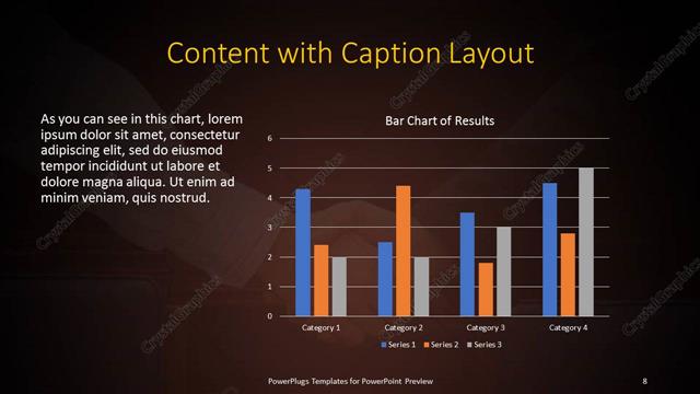 Content with Caption presentation slide layout