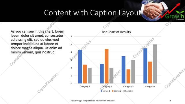 Content with Caption presentation slide layout