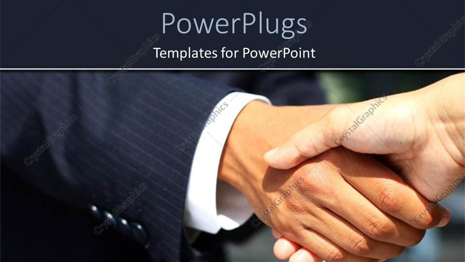 Featuring a Professional Handshake with Blurred Background