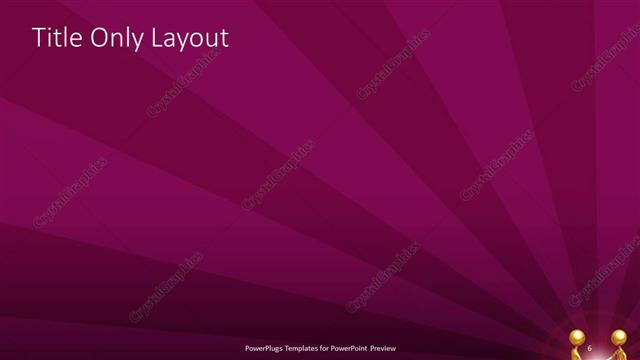 Title Only presentation slide layout