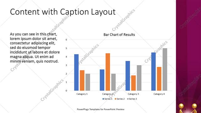 Content with Caption presentation slide layout