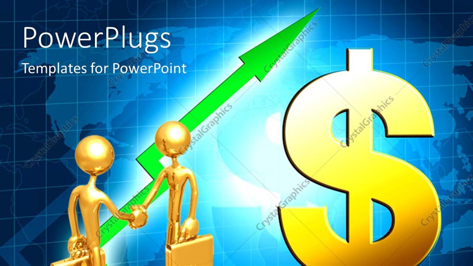 Featuring a Professional Handshake with Dollar Sign at a Side