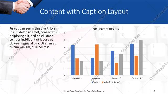 Content with Caption presentation slide layout