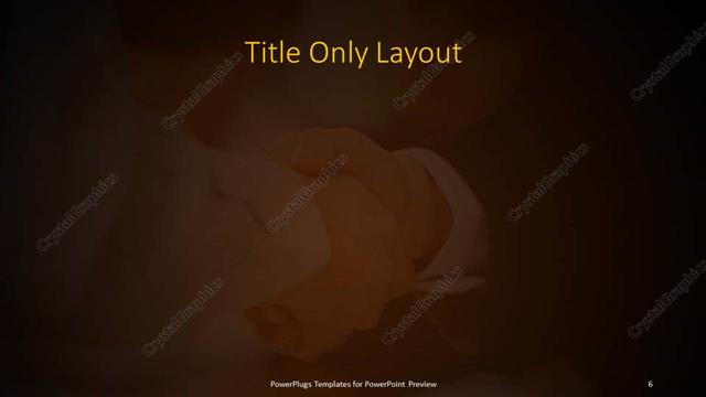 Title Only presentation slide layout