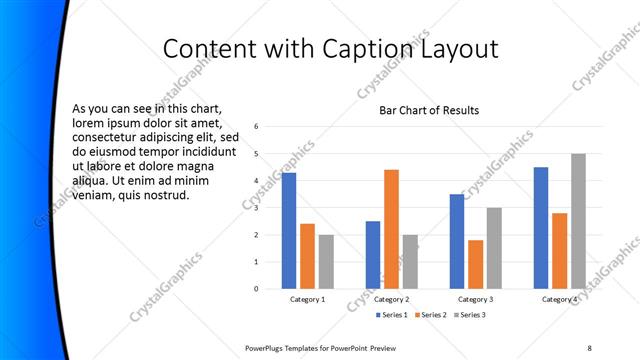 Content with Caption presentation slide layout