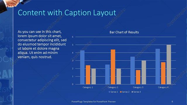 Content with Caption presentation slide layout