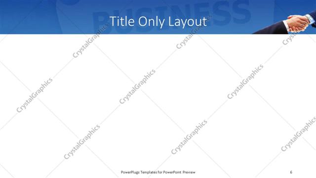 Title Only presentation slide layout