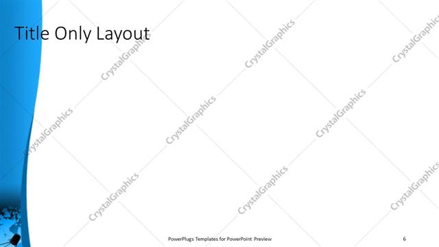 Title Only presentation slide layout