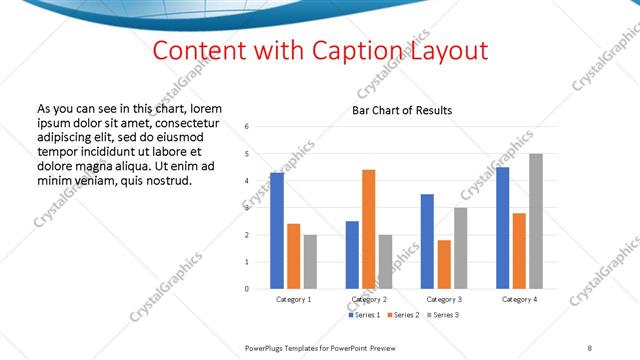 Content with Caption presentation slide layout